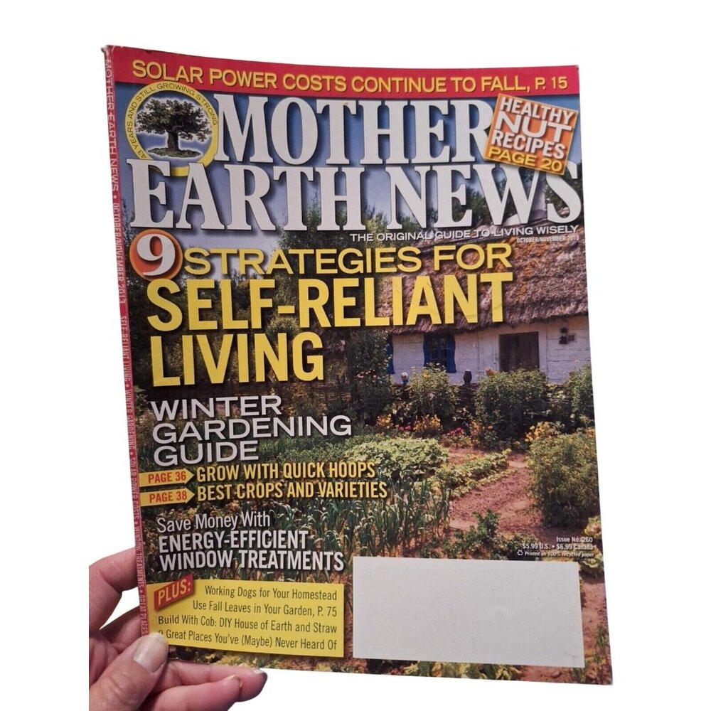 Mother Earth News Feb 2013-Nov 2013 Gardening Organic Homestead 5 Lot Magazines - Picture 5 of 6